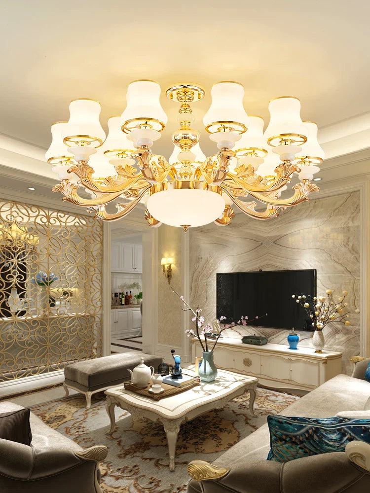 Afralia™ European Modern Chandelier Combination Package: Hot Selling Living Room Dining Room Bedroom Lamps