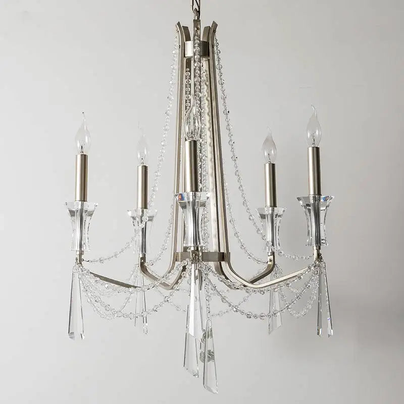 Afralia™ Modern Nordic Crystal Chandelier for Living Room Ceiling, French Style Large LED Lamp