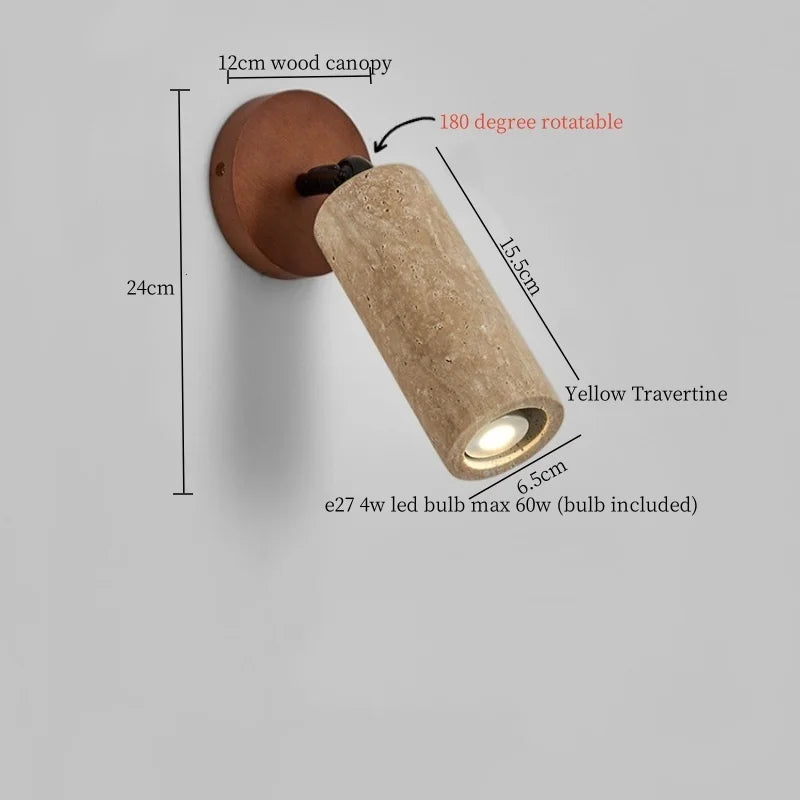 Afralia™ Vintage Wabi Sabi LED Wall Lamp with Pull Chain Switch for Living Room and Bathroom