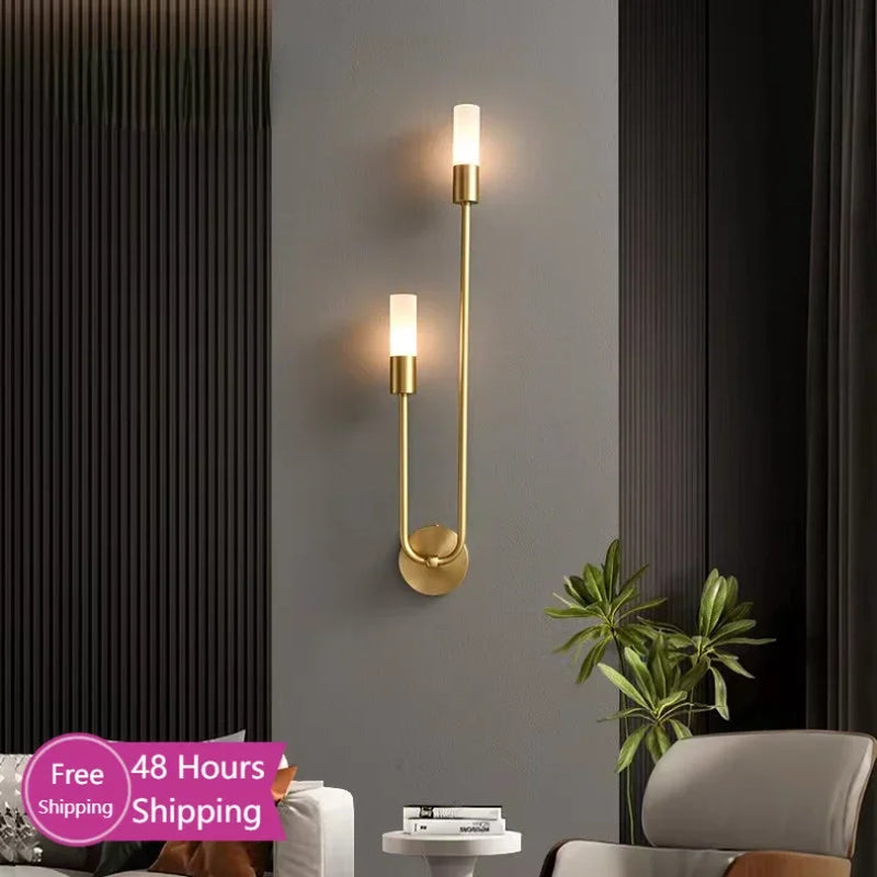 Afralia™ Modern LED Wall Sconce: Bedroom Living Room Hallway Lighting Fixture