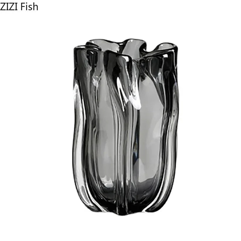 Afralia™ Glass Vase Hydroponics Desk Decoration Floral Arrangement Room Decor