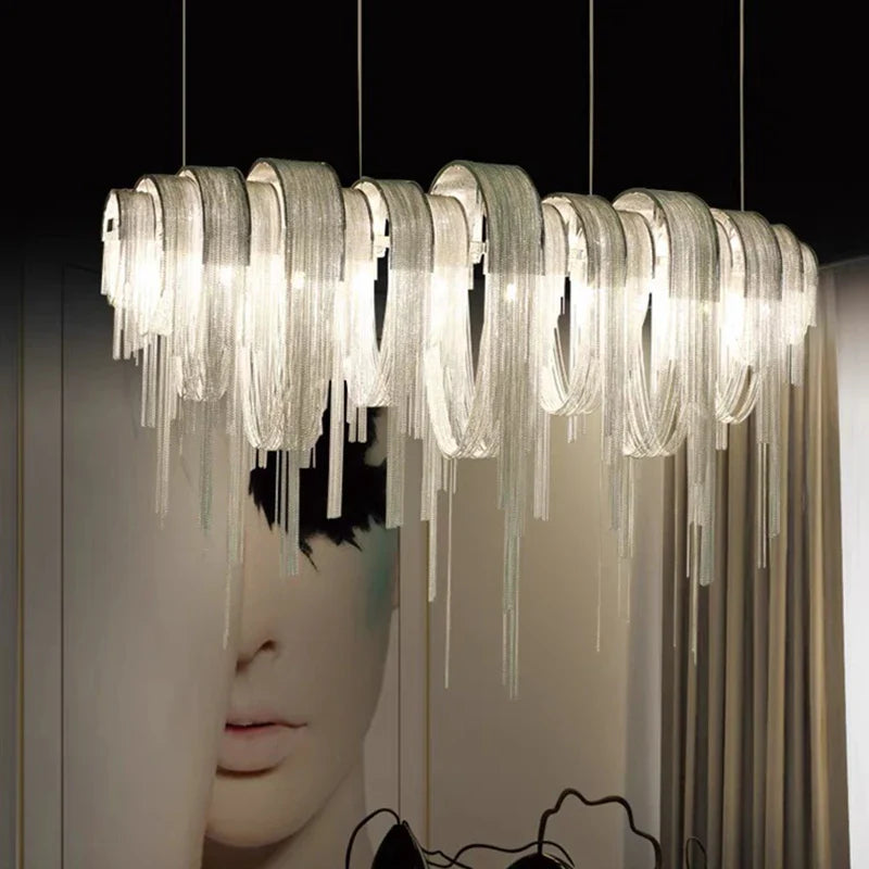 Afralia™ Nordic Dining Pendant Light Chandelier for Indoor Ceiling Lighting