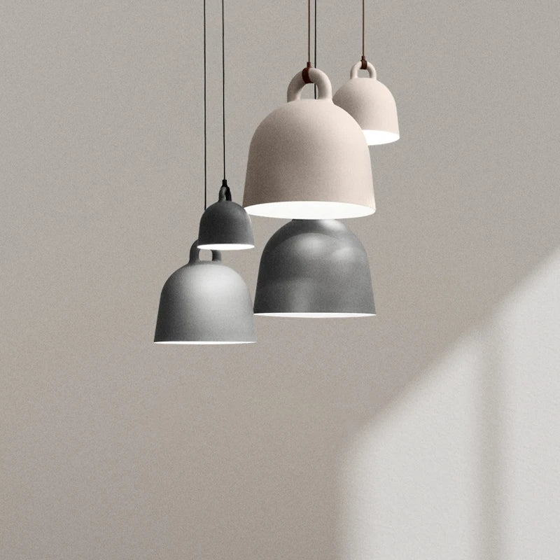 Afralia™ Nordic Minimalist Pot Lid Chandelier LED Pendant Light for Restaurant, Bar, Bedroom