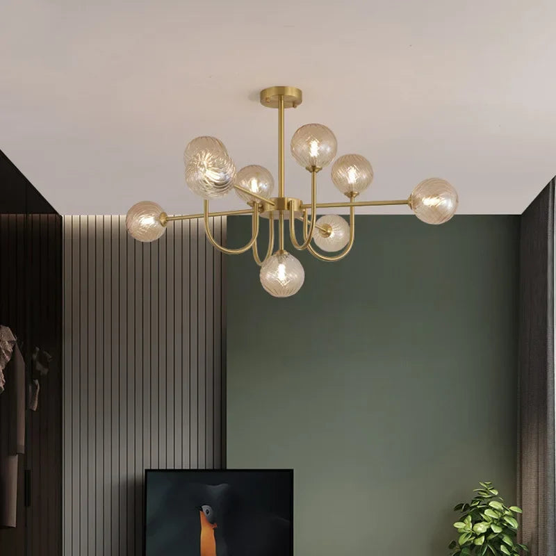 Afralia™ Magic Bean LED Pendent Lamp for Living Room Bedroom