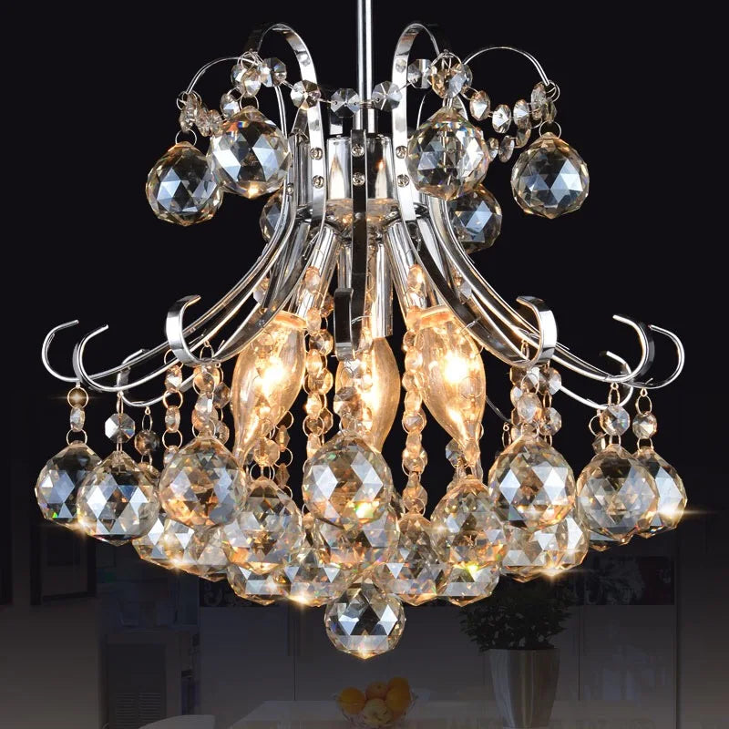 Afralia™ Modern Crystal Chandelier: Colourful Living Room Ceiling Light, Elegant Indoor Decor Lighting