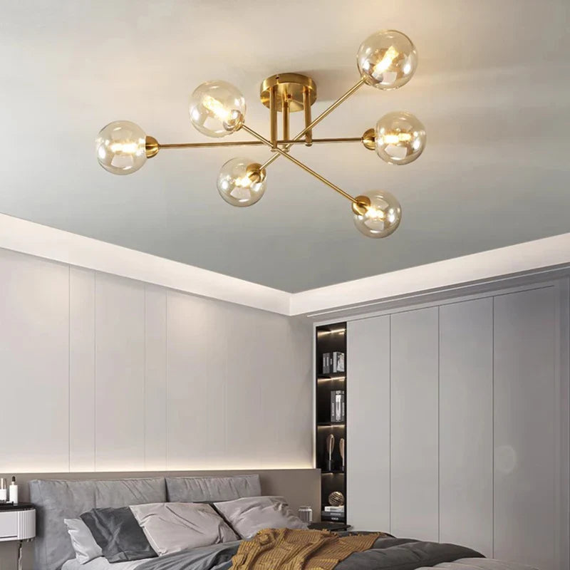 Afralia™ Modern Home Decor LED Pendant Light for Living and Dining Room Chandeliers