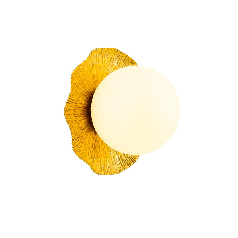 Afralia™ Lotus Leaf LED Wall Lamp for Modern Nordic Style Living Room