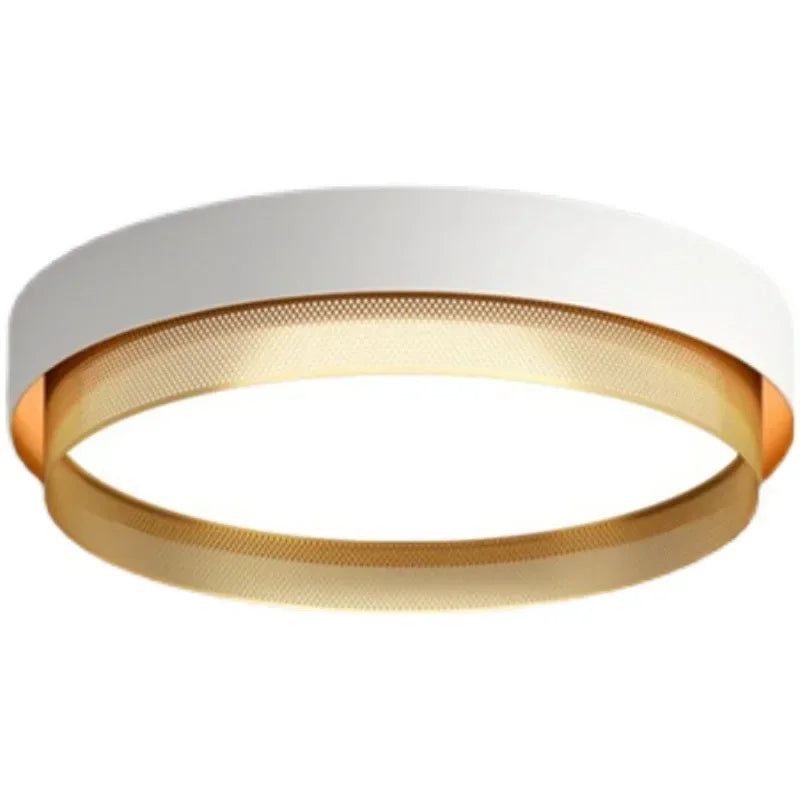 Afralia™ Circular Metal Grid LED Ceiling Light - Modern Room Lighting