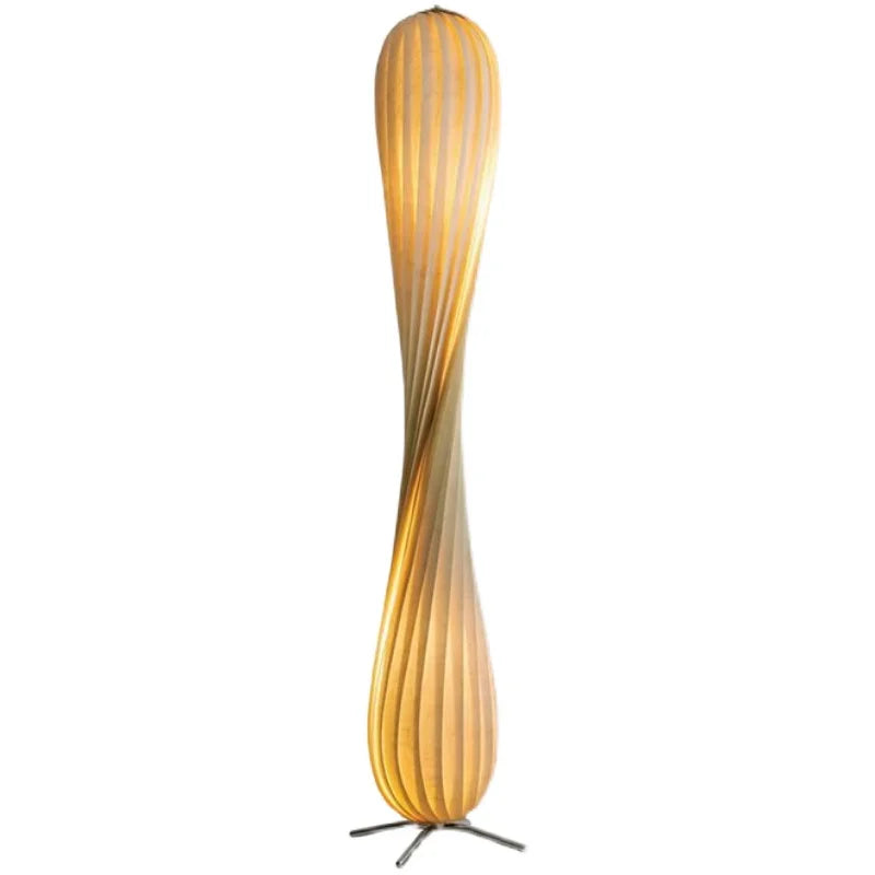 Afralia™ Wabi Sabi Wooden Floor Lamp for Retro Simple Home Art