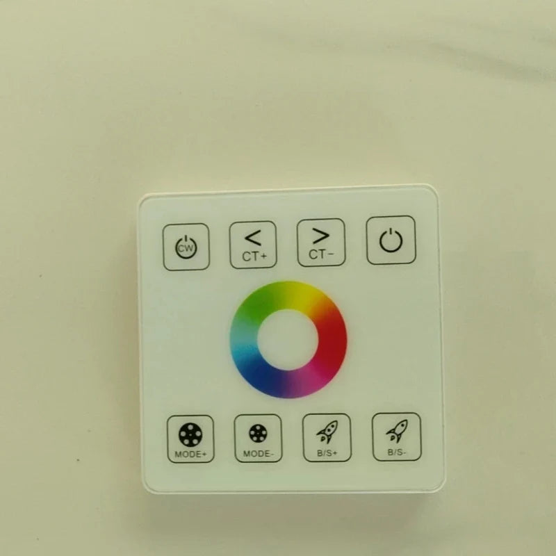 Afralia™ LED Colorful Wall Lamp Remote Control Dimming for Home & Hotel Lighting