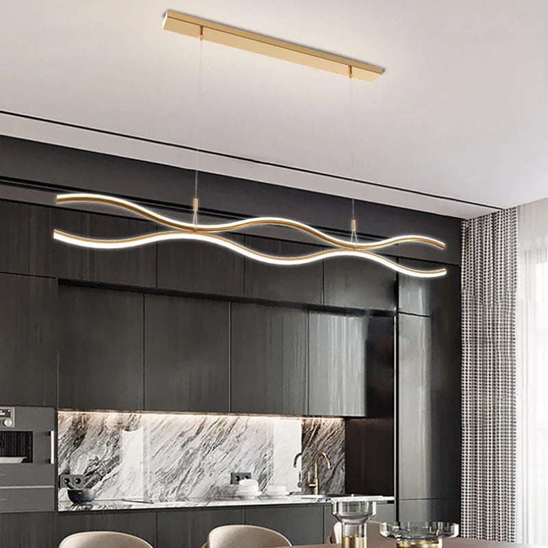 Afralia™ LED Chandelier for Modern Dining, Bar Table Pendant Light