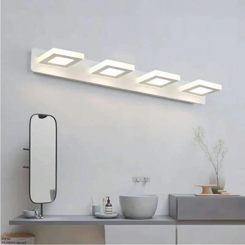 Afralia™ LED Mirror Light: Modern Bathroom Lamp with Acrylic Wall Lamps - Indoor Lighting Fixtures