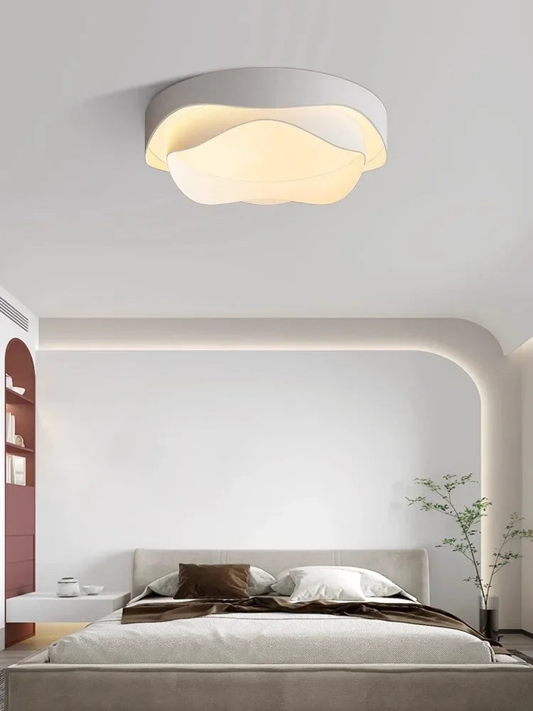Afralia™ Nordic Flowers Art LED Ceiling Lamp for Minimalist Decor