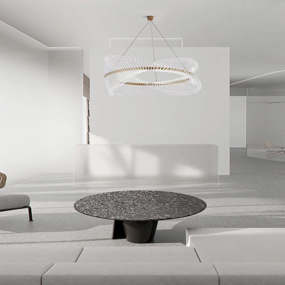 Afralia™ Luxury Gold LED Pendant Lights for Modern Home Decor
