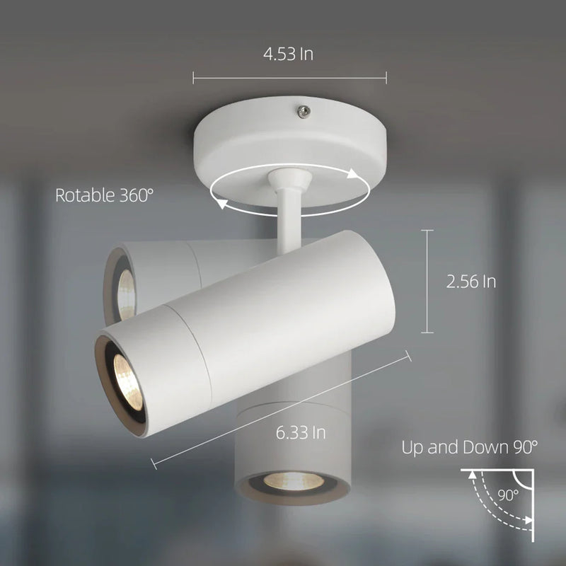 Afralia™ LED Spotlight: Adjustable Dimmable GU10 Downlight for Bedroom, Living Room, Corridor