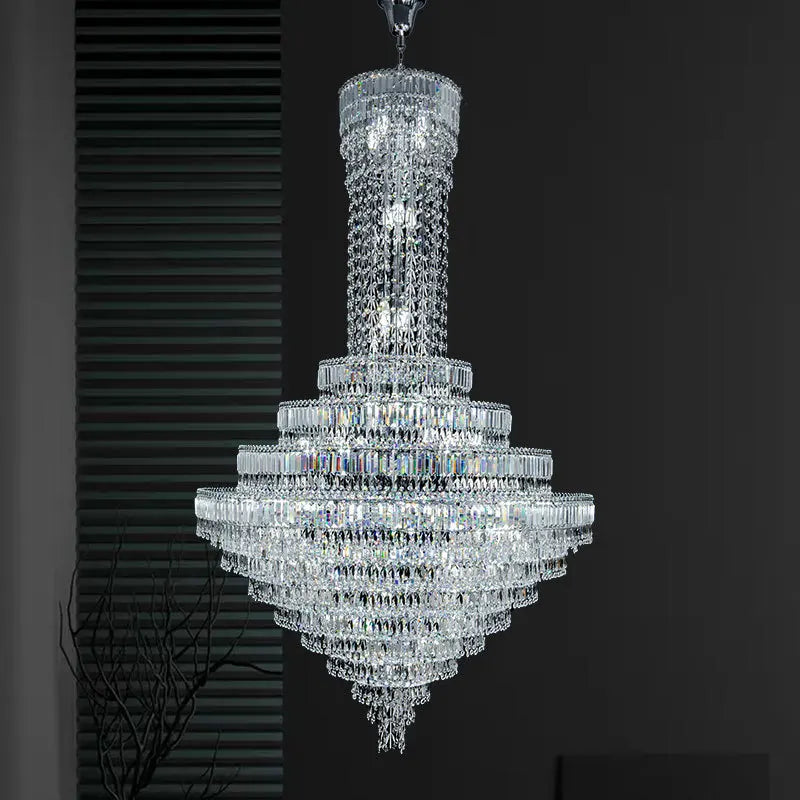 Afralia™ Crystal Chandelier: Luxury Modern Staircase & Living Room, Hotel & Villa Lighting