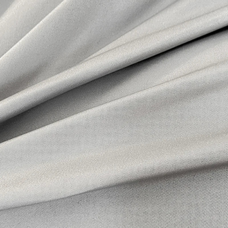 Afralia™ Double Color Blocked Ice Silk Bedding Set for Light Luxury Summer Comfort