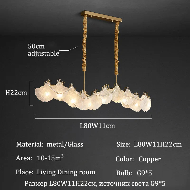 Afralia™ LED Ceiling Chandelier Light Hanging Lamp for Living Room Home Decor