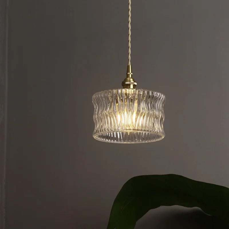 Afralia™ Glass LED Pendant Lights Bedroom Kitchen Living Room Bar Cafe Minimalist Hanging Lamp