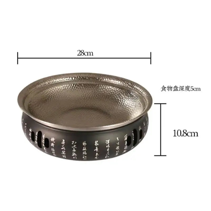 Afralia™ Stainless Steel Alcohol Stove: Warm Soup & Hot Pot for Home & Commercial Use