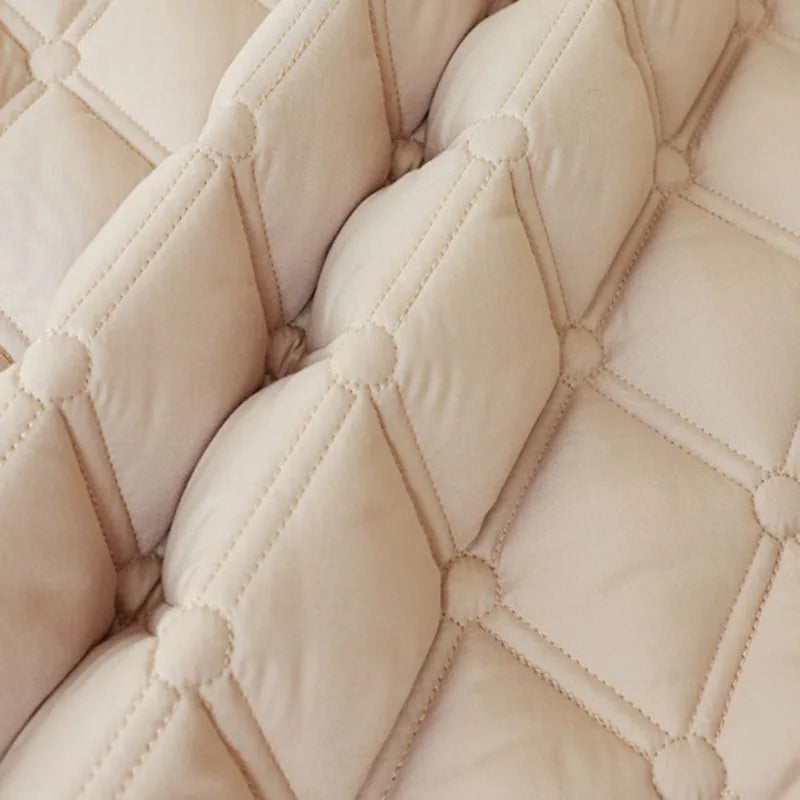 Afralia™ Soft Anti-Slip Fitted Bed Sheet with Thick Stitching – Cozy, Machine Washable Mattress Cover