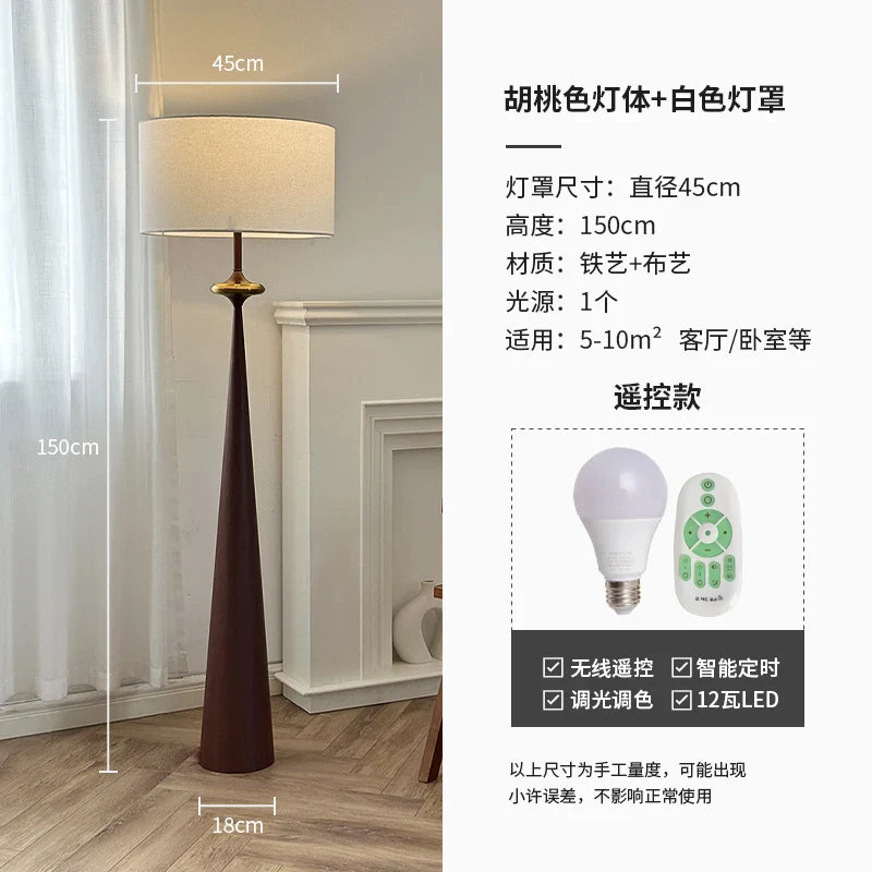 Afralia™ LED Iron Art Floor Lamp | Wabi-sabi Minimalist Design for Living Room, Bedroom