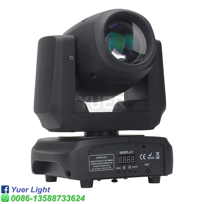 Afralia™ 100W Mini Beam RGBW 4in1 LED Moving Head Light - DMX Control Disco Spotlight