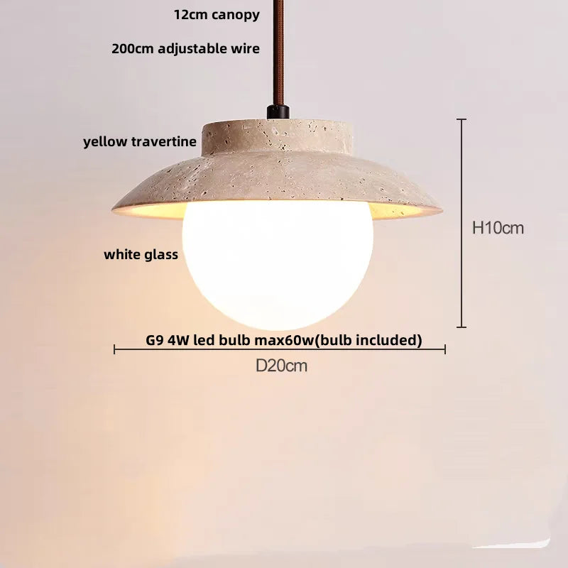 Afralia™ LED Wood Pendant Light Fixture Wabi Sabi Hang Lamp for Living Room