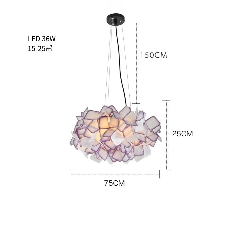 Afralia™ Clizia LED Chandelier - New Design Acrylic Suspended Bedroom Cafe Lights