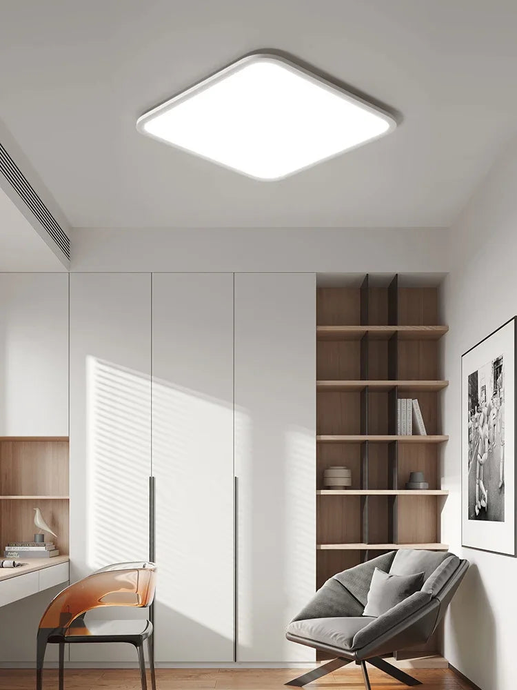Afralia™ LED Rectangular Ceiling Light for Modern Minimalist Living Room and Bedroom Decor