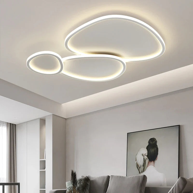 Afralia™ Modern LED Chandelier Lighting Package for Living Room - 2024 Collection