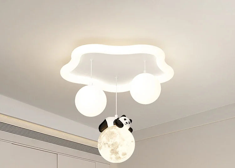 Afralia™ Cloud Bubble Ball Ceiling Light for Kids' Room Bedroom Nursery