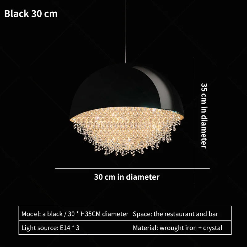 Afralia™ Crystal Chandelier: Nordic Luxury Lighting for Living Room, Bedroom, and Dining Area