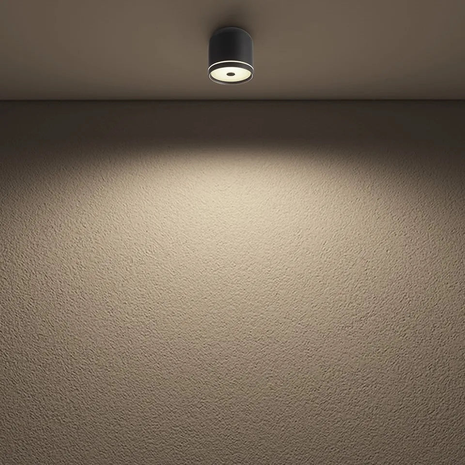 Afralia™ Matte Aluminum LED Downlight 7W 4000K Ceiling Light for Living Room