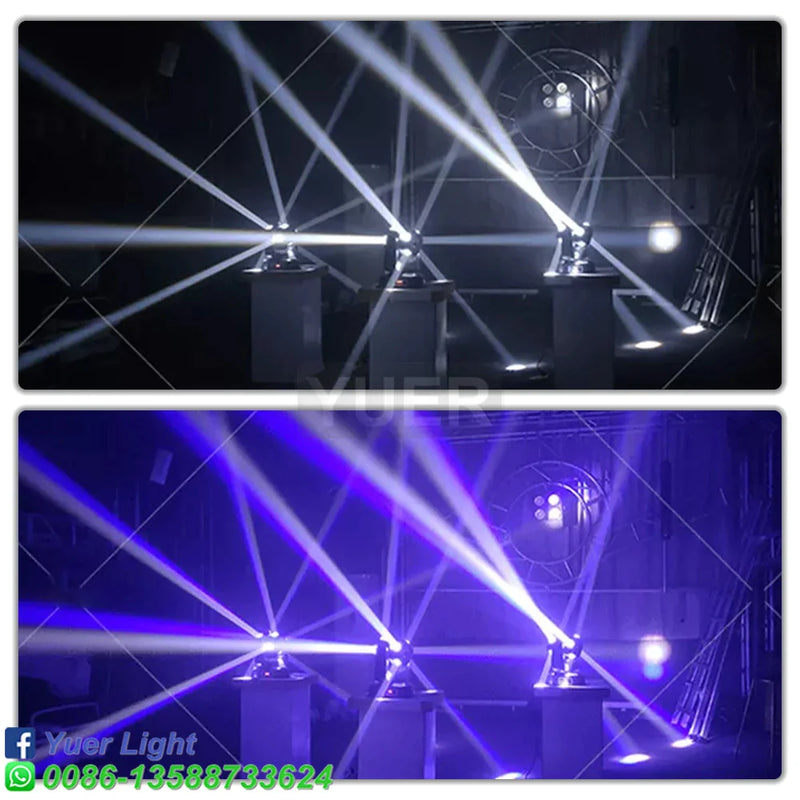 Afralia™ DJ Disco Ball Lights LED Beam Laser Strobe Moving Head Light