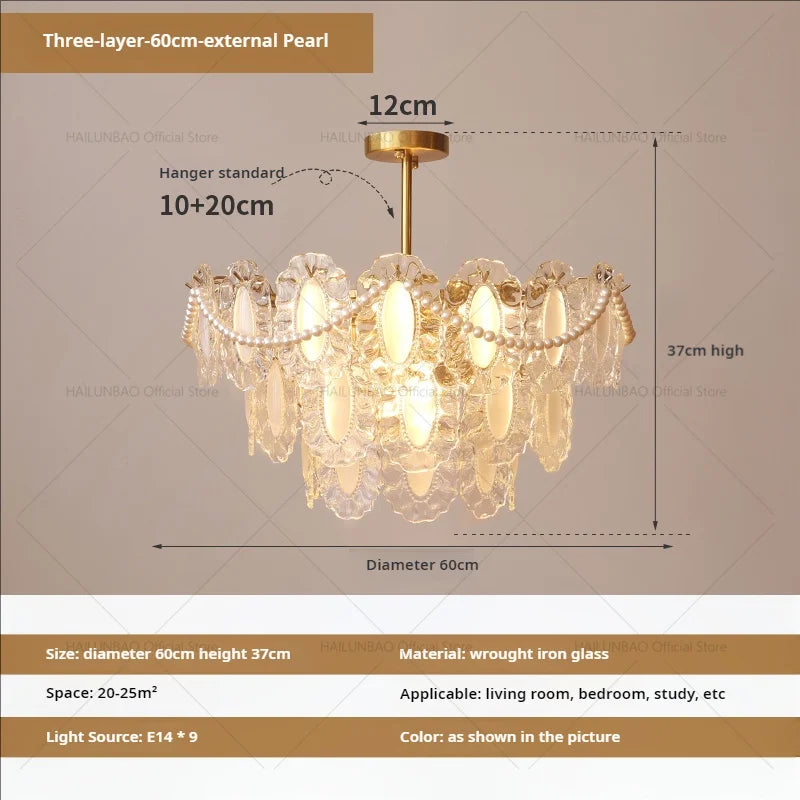 Afralia™ Cream Wind Crystal Chandelier - Elegant French Design for Luxury Living Spaces