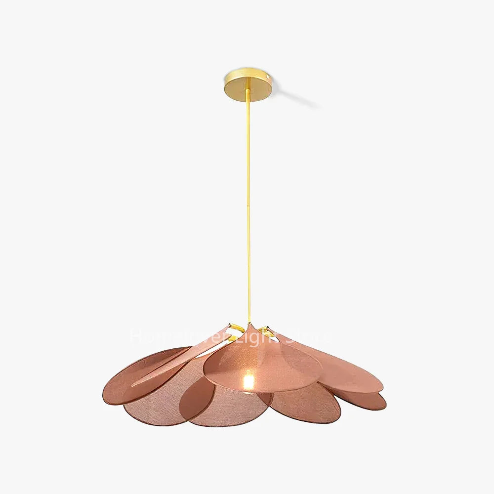Afralia™ Petals Pendant Light: Creative Fabric Lampshade for Restaurant, Bedroom, Kitchen & More