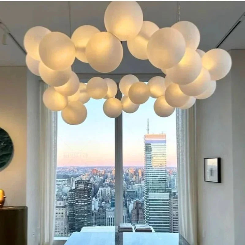 Afralia™ Modern LED Pendant Chandeliers for Living Room & Dining Room Lighting