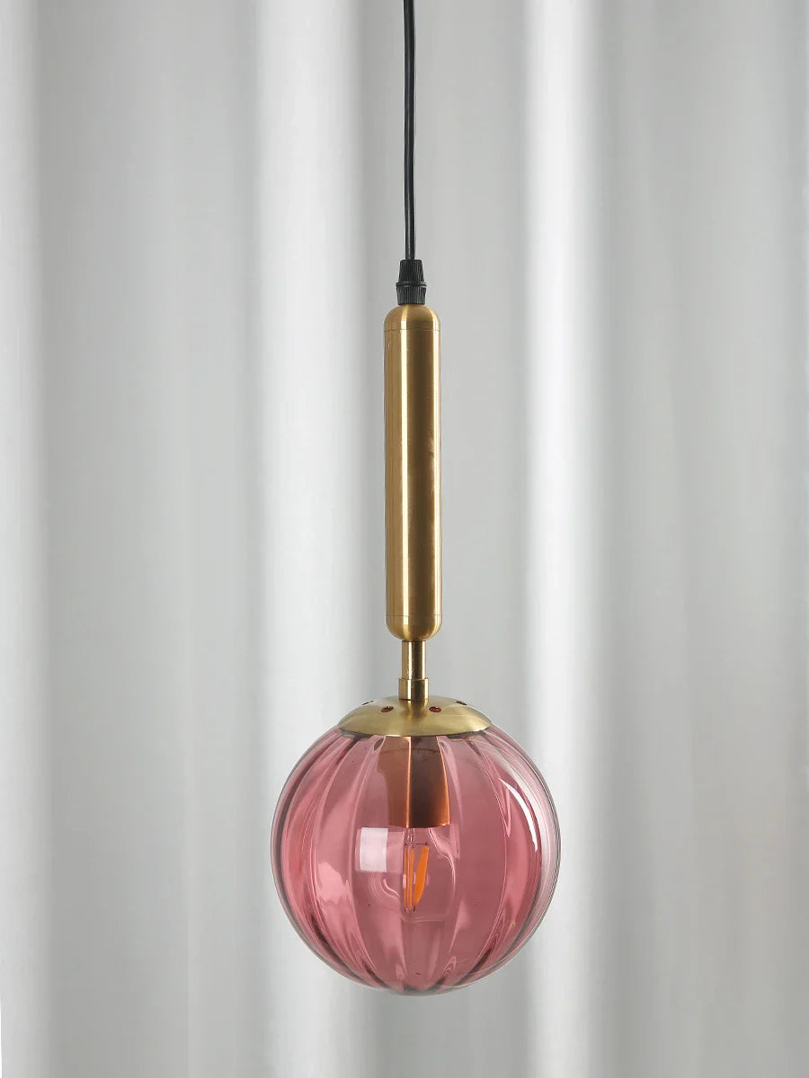 Afralia™ Wave Glass Ball LED Pendant Lamp for Modern Living Spaces