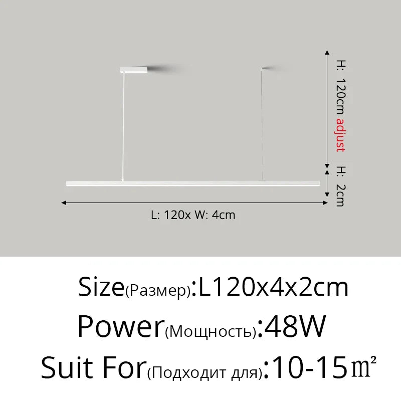 Afralia™ Modern LED Cord Pendant Chandelier for Dining Room.