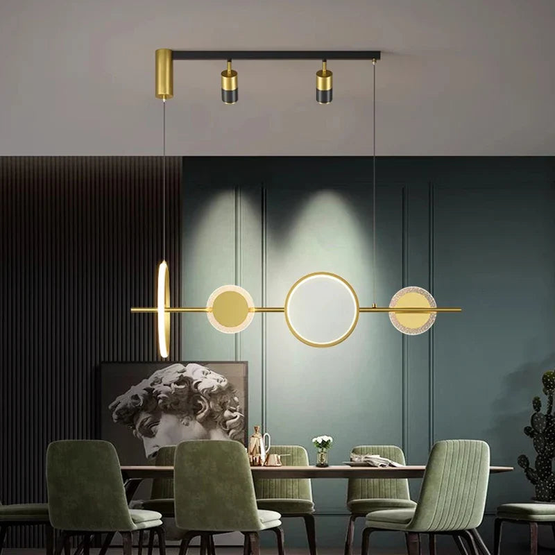 Afralia™ Modern LED Pendant Chandeliers for Living and Dining Room Lighting