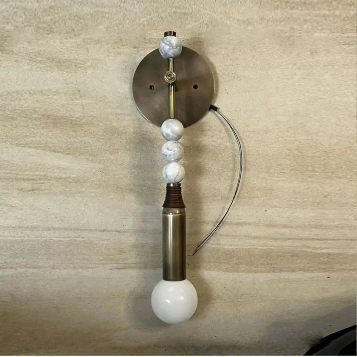 Afralia™ Turquoise Brass Wall Sconce for Bedroom Mirror Front Lighting
