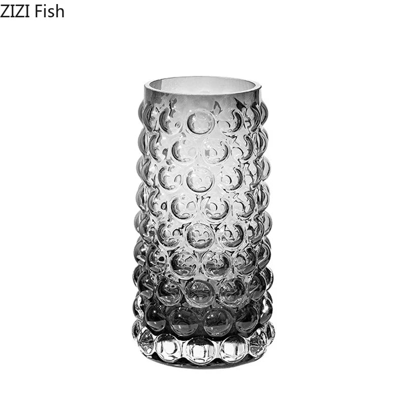 Afralia™ Droplet Glass Vase Hydroponics Plant Pots for Table Decoration and Floral Arrangement