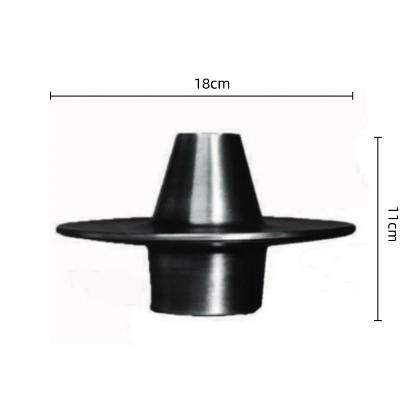 Afralia™ Golden Geometry Metal Handicraft Flower Vase UFO Home Decor