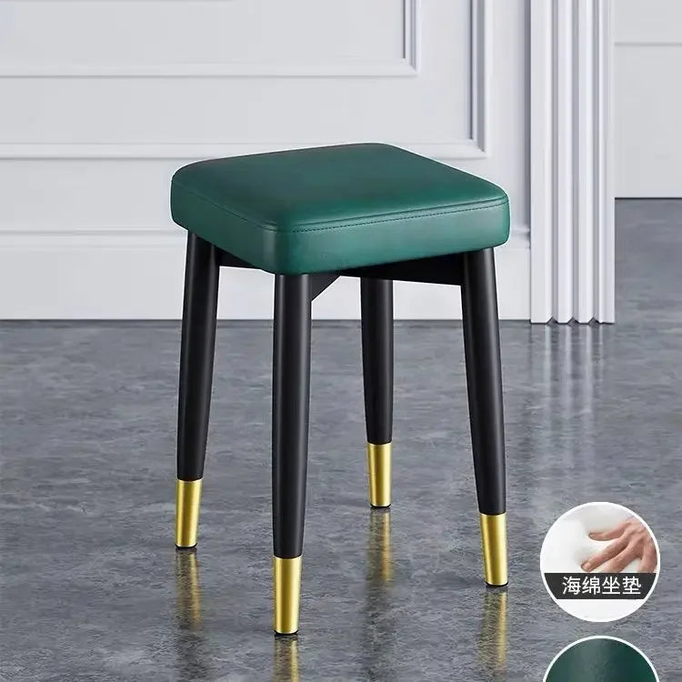Afralia™ Low Square Stool Bench for Dining Kitchen Portable Table Furniture