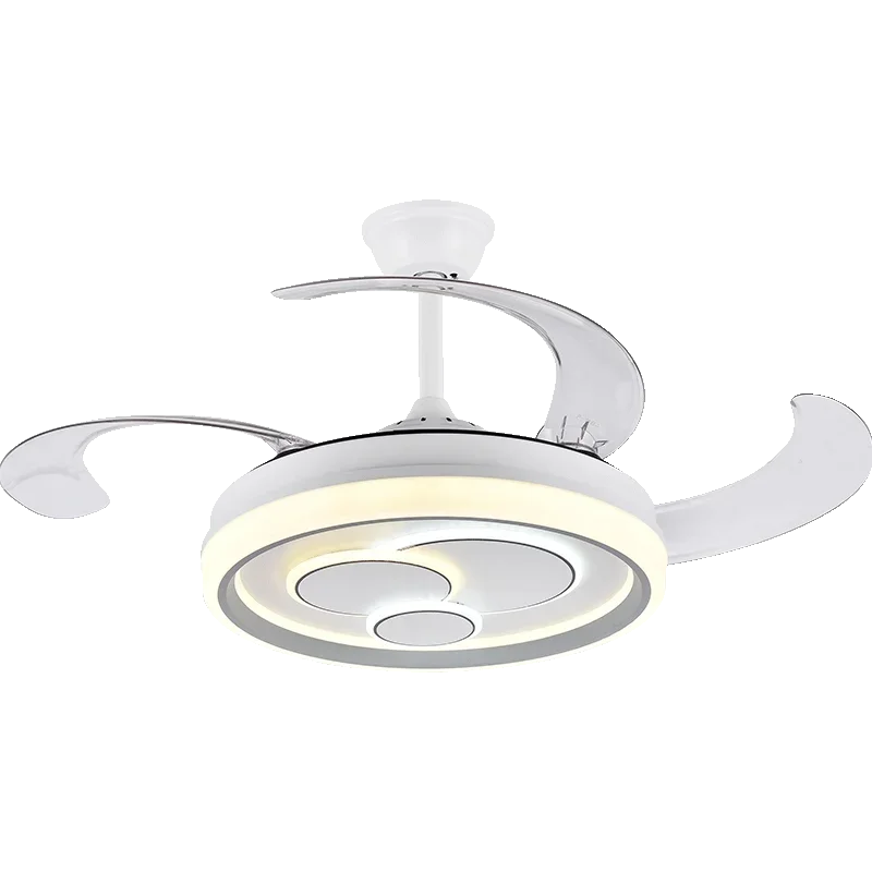Afralia™ Modern LED Ceiling Fan Light for Bedroom Living Room Dining Room