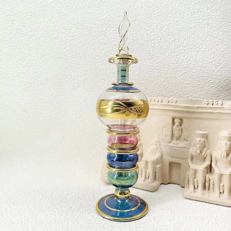 Afralia™ Glass Bottle Jewelry Ornaments, Colorful Souvenirs