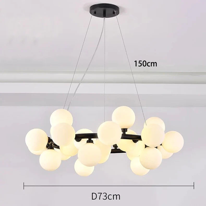 Afralia™ Modern LED Pendant Chandeliers for Indoor Living Room & Dining Room Lighting