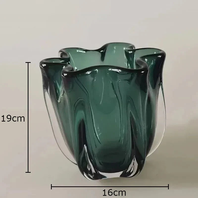 Afralia™ Glass Vase Hydroponics Desk Decoration Floral Arrangement Room Decor