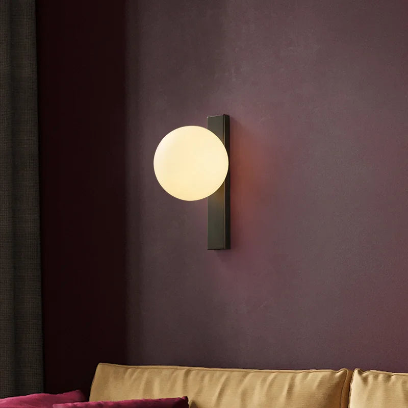 Afralia™ Black Copper Estiluz Circ LED Wall Sconce - Modern Luxury Lighting for Bedroom, Living Room